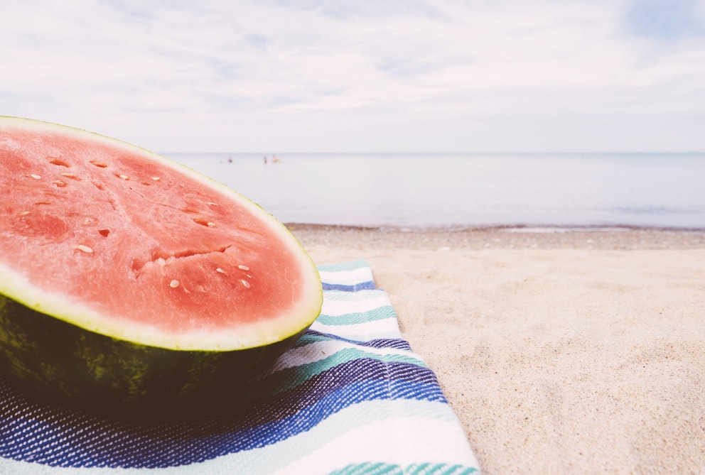 eten en drinken bij warm weer